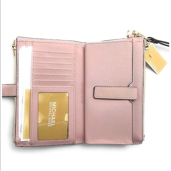 NWT Super Cute Michael Kors Double Zip Wristlet - Picture 3 of 6